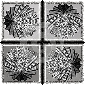 Optical illusion vector background