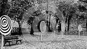 Optical illusions atÃÂ Aristotle Park