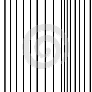 Optical illusions vertical black lines showing movement photo