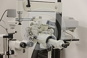 Optical machines, eye testing