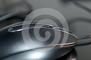 One optical mouse in black