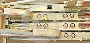 Optical multiplexer in the server room mobile operator photo