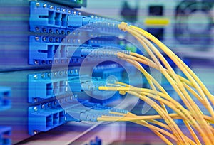 Optical network cables and servers