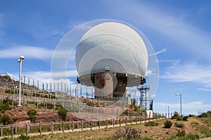 Optical Observatory on Pico do Areeiro. Tower building integrated on European Space Surveillance and Tracking program, monitoring