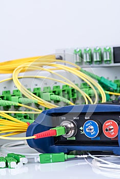 Optical Power Meter and Network of Fiber Patch Cord
