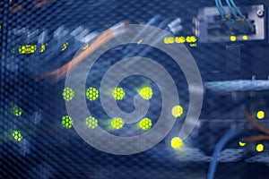 Optical Rack. Big Data Telecommuncation Brodband.