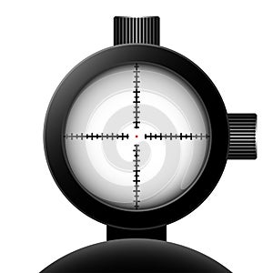 Optical sight. Vector