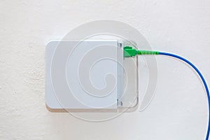 Optical socket for internet browsing with FTTH fiber