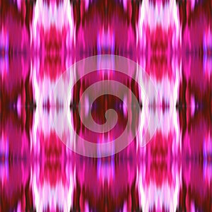 Optical tie dye kaleidoscope blur texture background. Seamless washed out symmetry ombre effect. 80s style retro