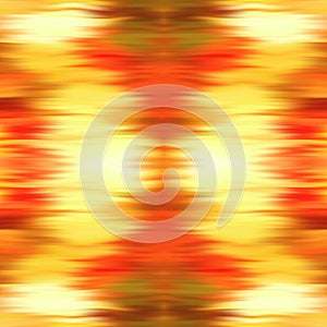 Optical tie dye kaleidoscope blur texture background. Seamless washed out symmetry ombre effect. 80s style retro