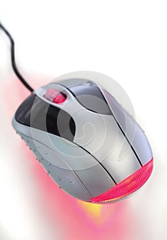 Optical wheel mouse vertical