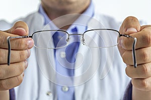 Optician with Glasses