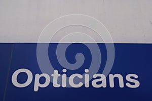 Opticians sign