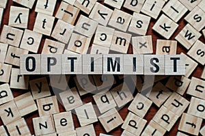 OPTIMIST word concept