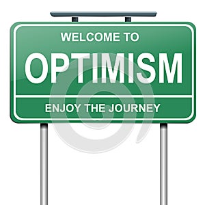 Optimistic concept. photo