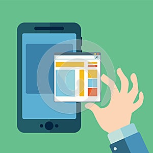 Optimize web page for mobile phone