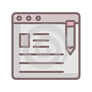 Optimized seo Line Style vector icon which can easily modify or edit