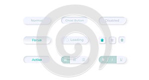 Option fields UI elements kit