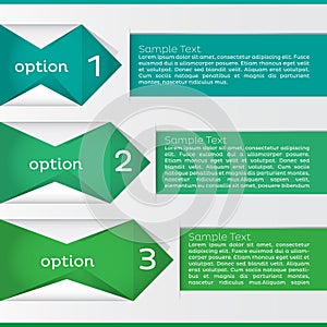 Option Infographic. Vector Illustration