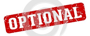 optional rectangular sign. optional stamp photo