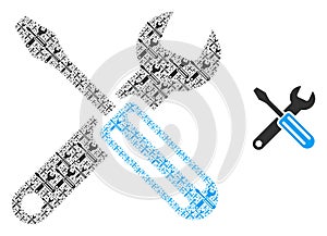 Options Fractal Icon Collage photo