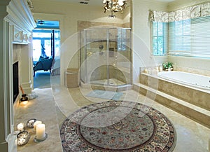 Opulent bathroom