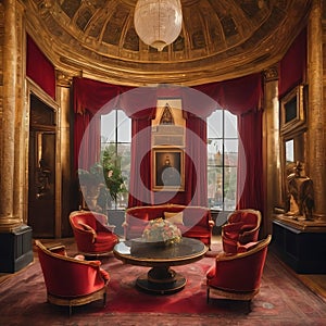 Opulent Circular Room