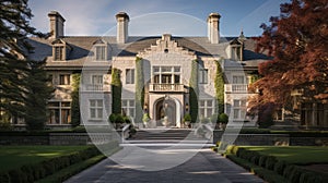 opulent estate mansion building