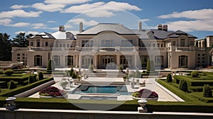 opulent estate mansion building