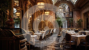 opulent interior restaurant photo