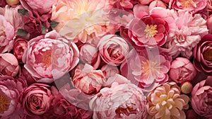 opulent luxury flower background