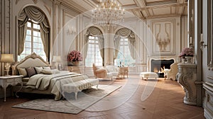 opulent mansion home interior photo