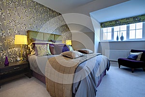 Opulent modern bedroom