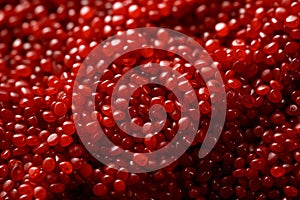 Opulent Red caviar. Generate Ai photo