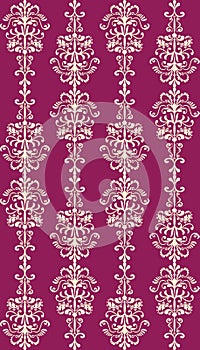 Opulent seamless damask photo