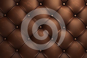 Opulent texture Luxury brown leather upholstery adds richness to backgrounds