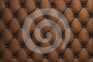Opulent texture Luxury brown leather upholstery adds richness to backgrounds