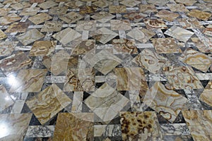 Opus sectile from the Lamian Gardens gallery floor