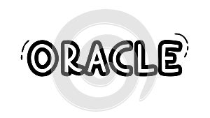 ORACLE: Powerful Database Solutions Enterprise Software vector design Generative AI