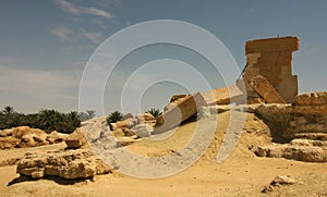 Oracle temple of Amun , Umm Ubayda, Siwa Egypt