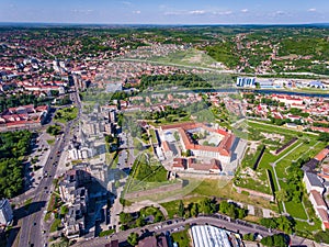 Oradea citadel from above