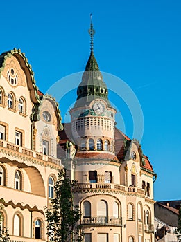 Oradea city center Union Square iconic building