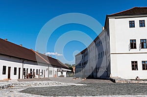 The interior of Oradea Citadel