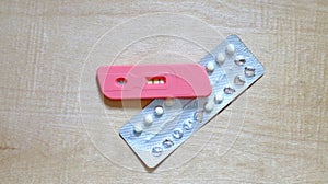 Oral contraceptive pills and positive pregnancy test