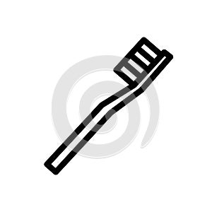 Oral vector thin line icon