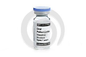 Oral Polio Vaccine Vial photo