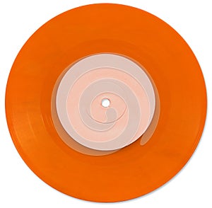 Orange 7 inch Vinyl Single photo