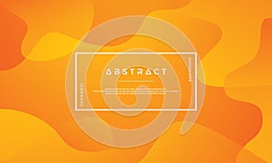 Orange abstract background is suitable for web, header, cover, brochure, web banner and others photo