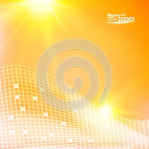 Orange abstract background.