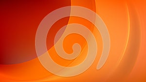 Orange Abstract Curve Background